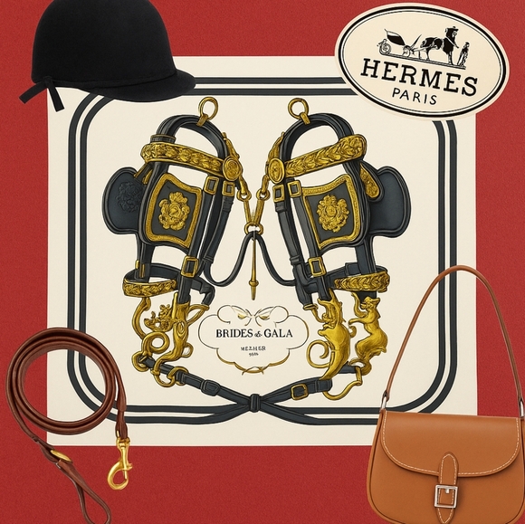 Vintage Hermes Silk Scarf - Picture 3 of 3